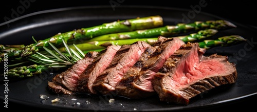Sliced Wagyu Beef Steak wit...