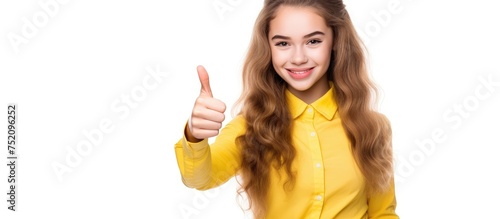 Confident Teenage Girl in Y...