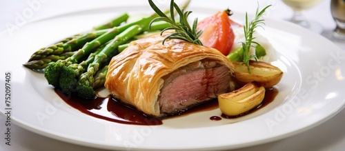 Gourmet Beef Wellington Pla...
