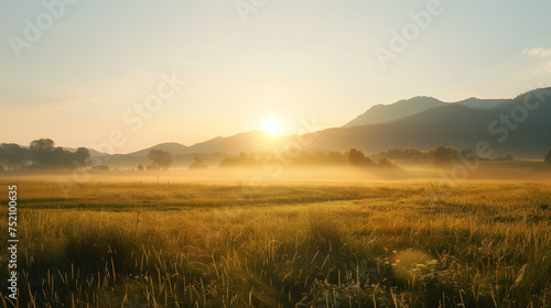 sunrise photo captures the calmness and hope of a new morning © Jakraphong