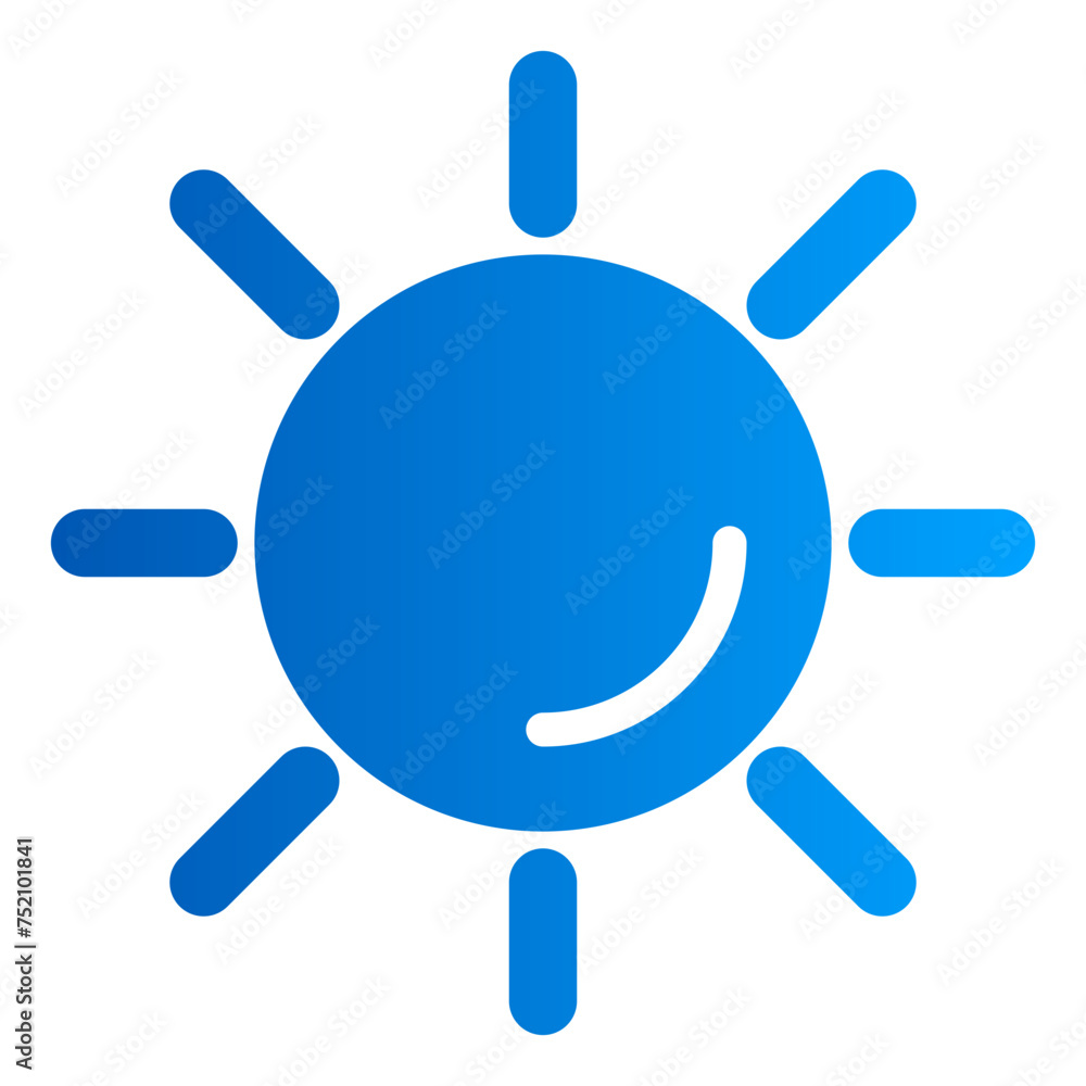 This is the Sunlight icon from the Travel and Tours icon collection with an Solid Gradient style This is the Sunlight icon from the Travel and Tours icon collection with an Solid Gradient style