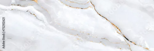 Panel kuchenny z motywem White gold marble texture background design. 