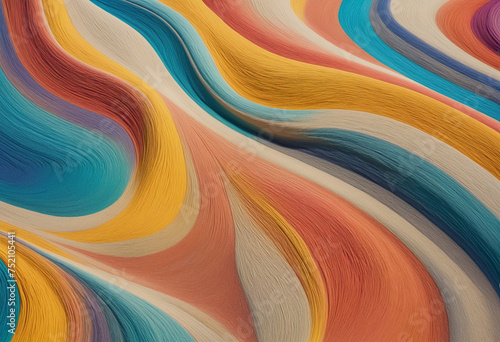 Fantastic Colorful sand background with abstract shapes