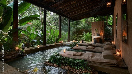 serene spa retreat where tranquility and wellness unite to rejuvenate the spirit © MAY