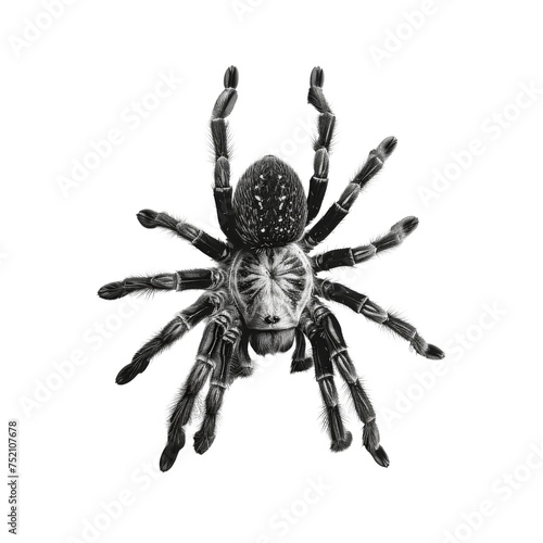 Tarantula Spider isolate on transparent background