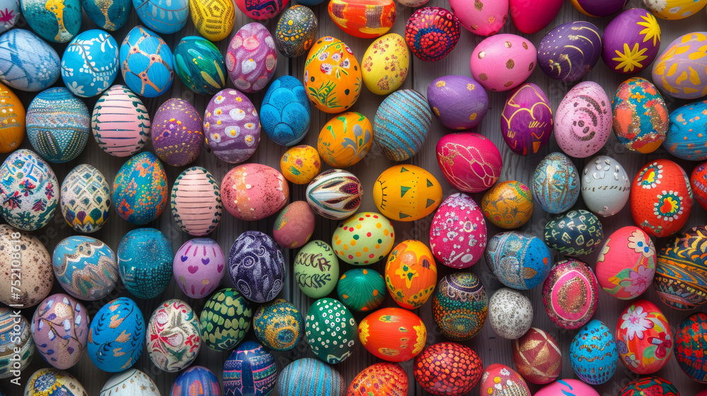 colorful died Easter eggs colorful died Easter eggs