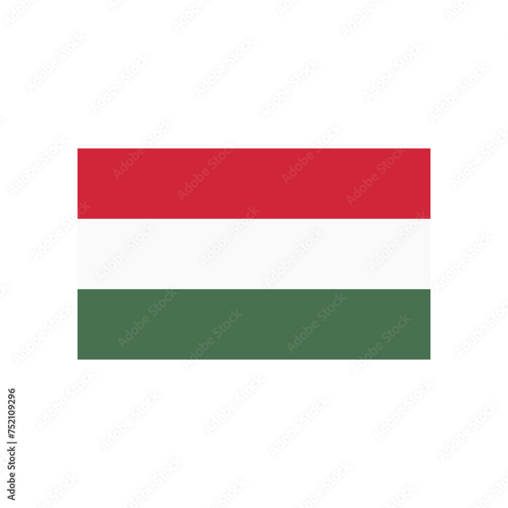 hungary flag icon vector