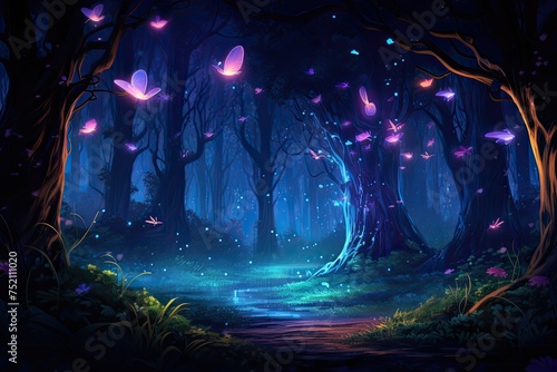 Mystic Firefly Forest