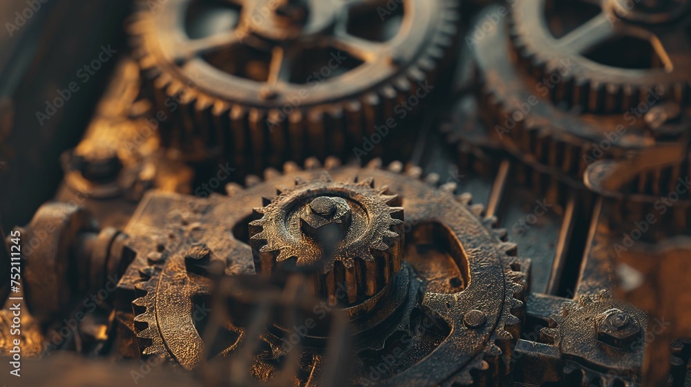 Details of old mechanical gears. Details of old mechanical gears.