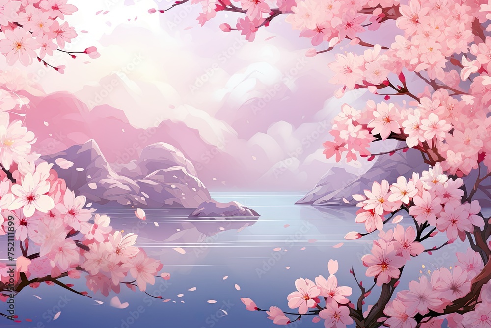 Sakura Blossoms: Tranquil Scenes