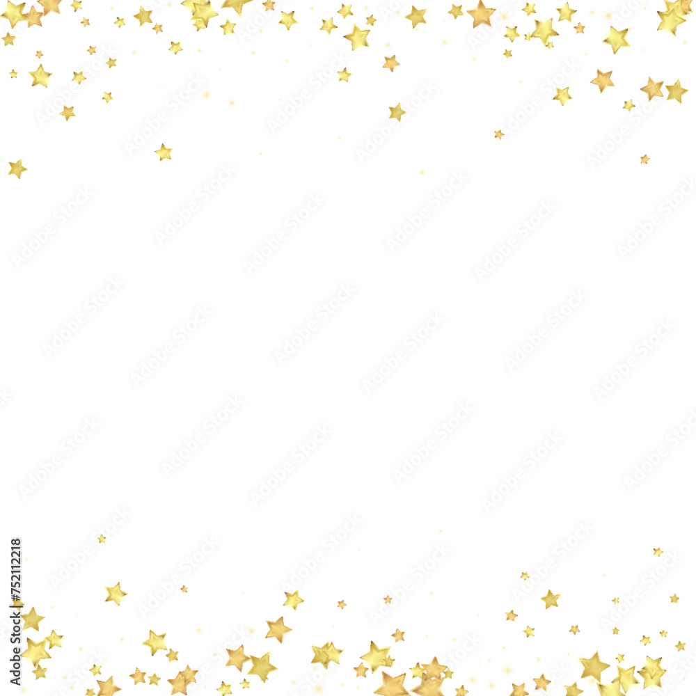 Magic stars vector overlay. Gold stars scattered Magic stars vector overlay. Gold stars scattered