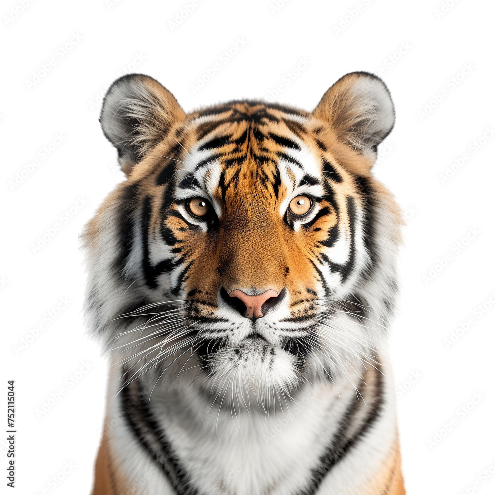 Fototapeta premium white tiger isolated on white background