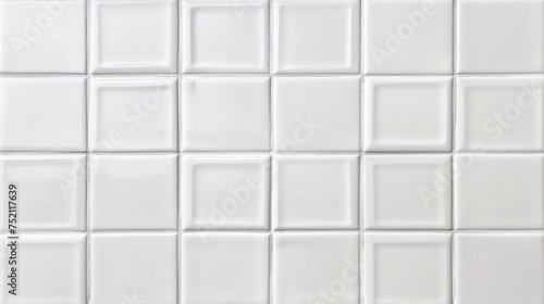 white square tile wall background