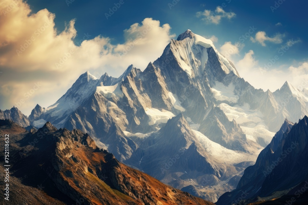 Obraz premium Into the Heart of the Mountain Wilderness