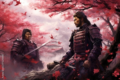 Serene Samurai Warriors
