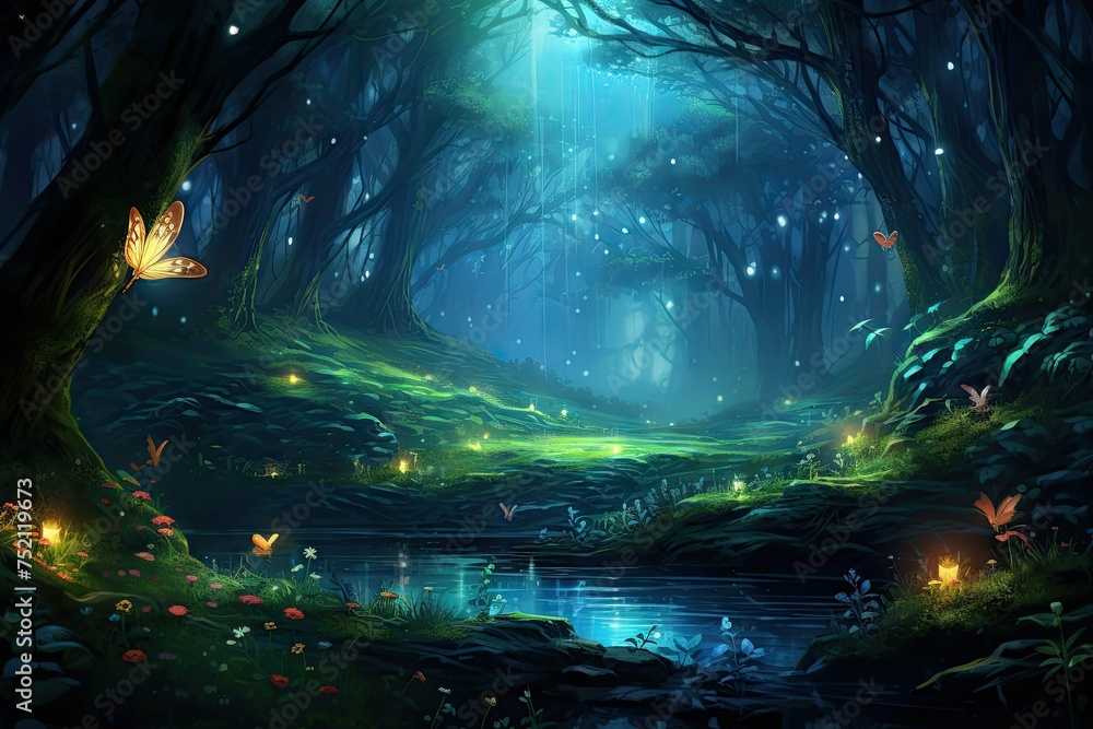 Fototapeta premium Exploring the Enigmatic Woods