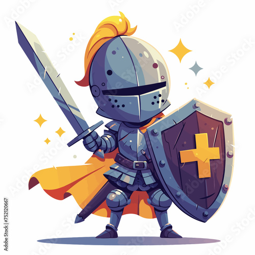 chibi knight armor
