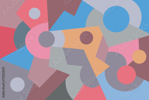 colorful abstract art for wall decoration
