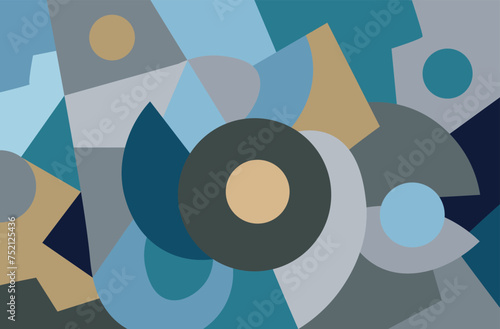 colorful abstract art for wall decoration
