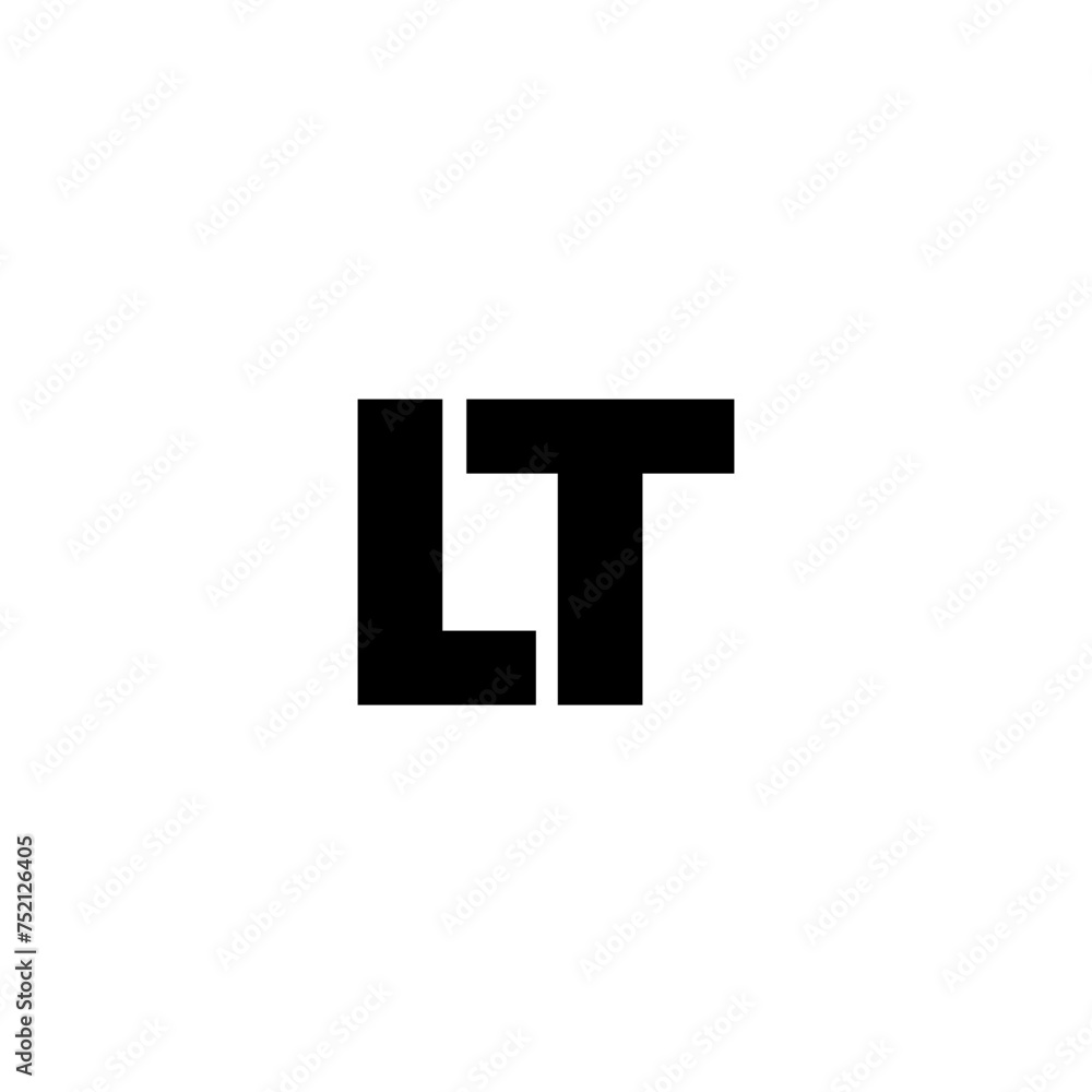 Letter L and T, LT logo design template. Minimal monogram initial based logotype. Letter L and T, LT logo design template. Minimal monogram initial based logotype.