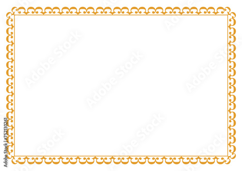 Vector frame for your text, photos or invitations, Frame blank. Elegant frame for certificate, diploma, voucher. vector frame for invitation, congratulation