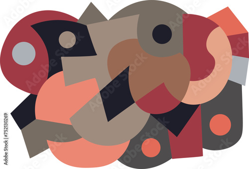 colorful abstract art for wall decoration

