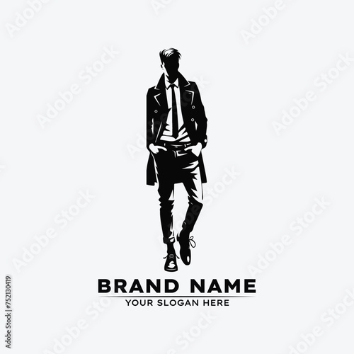 Man clothing store logo