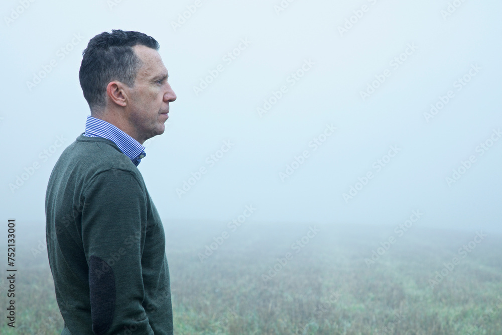 Man Standing in Field
Man Standing in Field