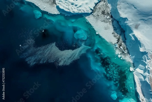 Melting Glaciers Highlighting the Impacts of Climate Change