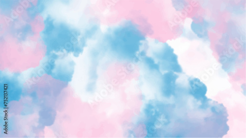 Abstract pink watercolor background.Hand painted watercolor. vector