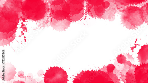 Abstract pink watercolor background.Hand painted watercolor. vector