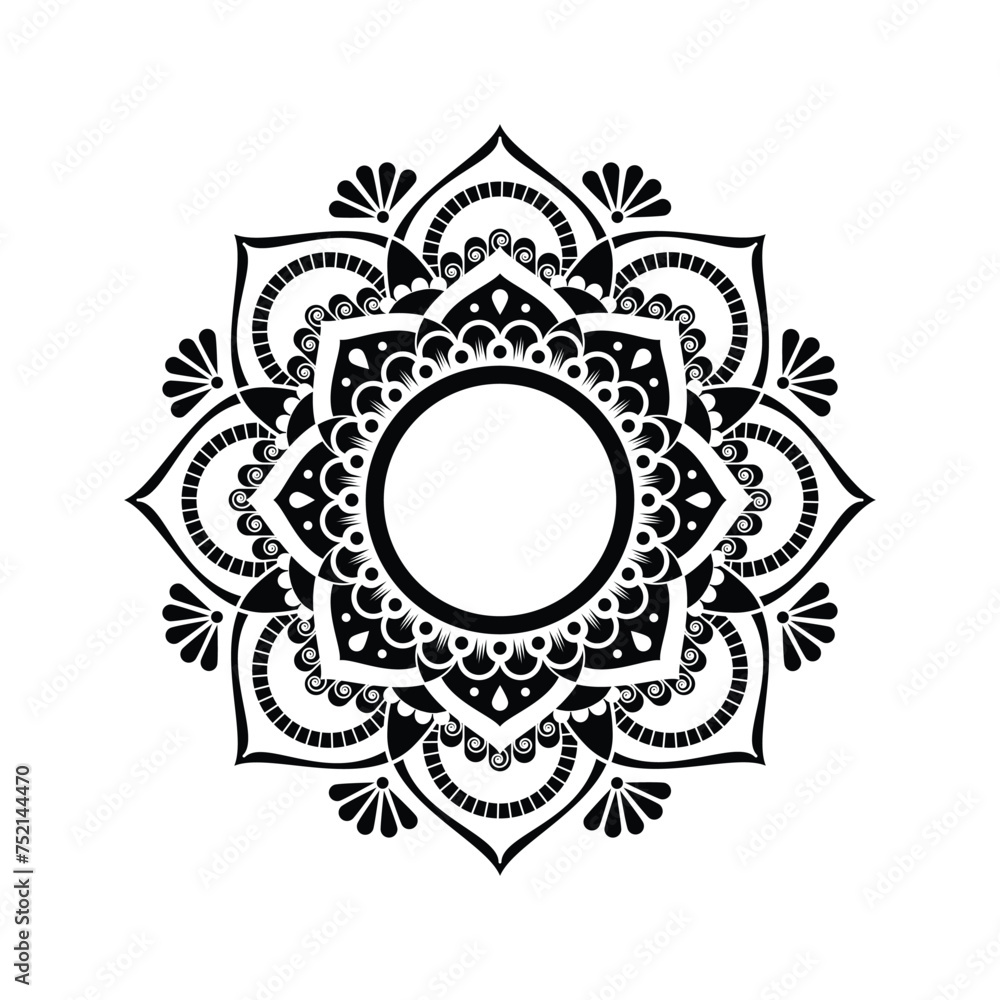 mandala ornament design in vector