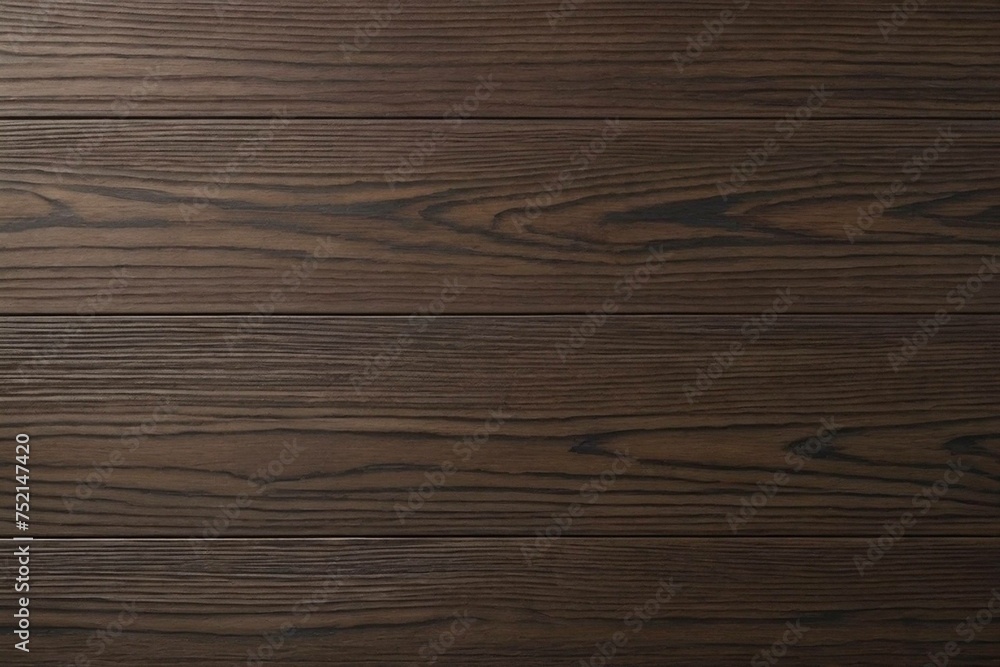 A detailed view of dark oak wood planks with natural grain patterns and textures. generative ai A detailed view of dark oak wood planks with natural grain patterns and textures. generative ai