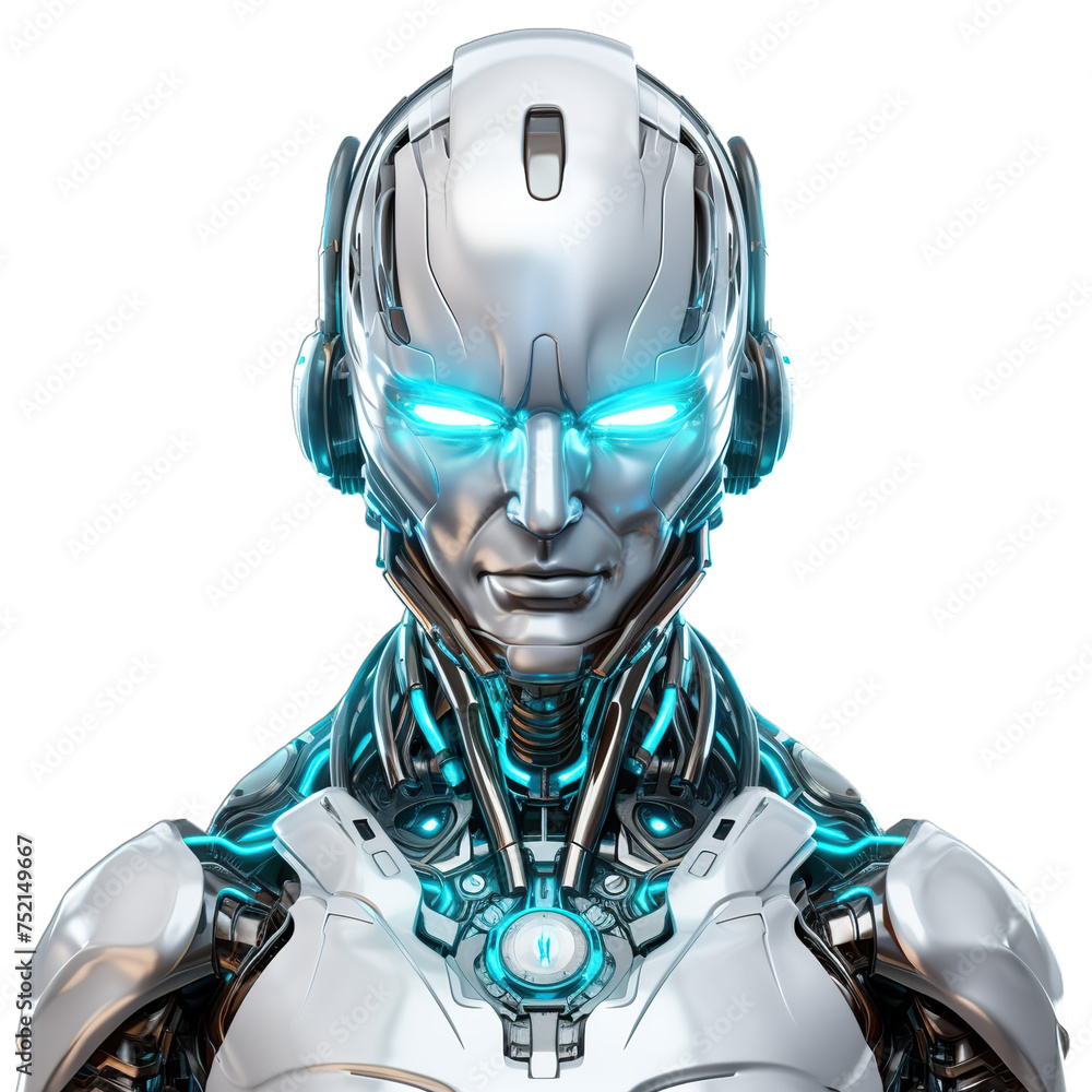 blue screen robot cyborg blue screen robot cyborg