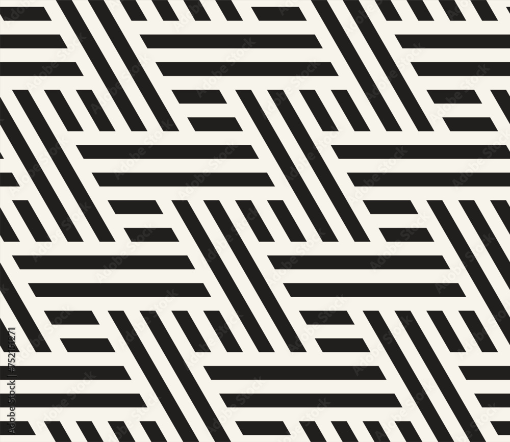 Vector seamless pattern. Repeating geometric elements. Stylish monochrome background design. Vector seamless pattern. Repeating geometric elements. Stylish monochrome background design.