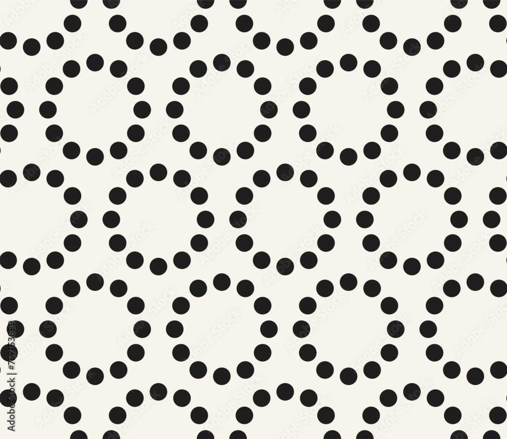 Vector seamless pattern. Repeating geometric elements. Stylish monochrome background design. Vector seamless pattern. Repeating geometric elements. Stylish monochrome background design.