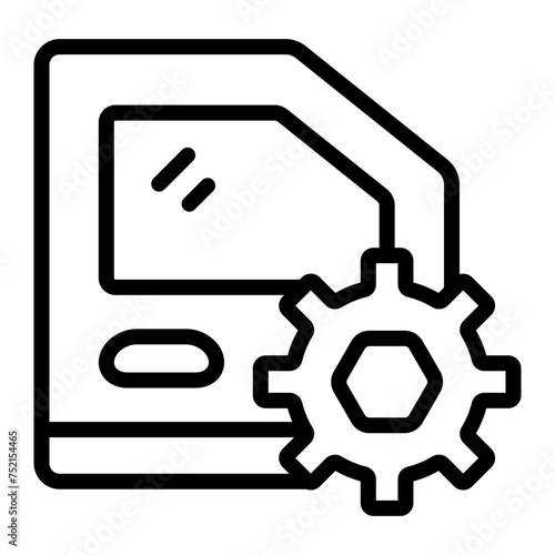 Body Repair Vector Line Icon