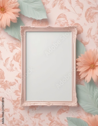 framework for photo or congratulation