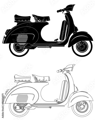 Scooter vélomoteur vintage