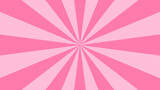 シンプルなピンクの集中線背景