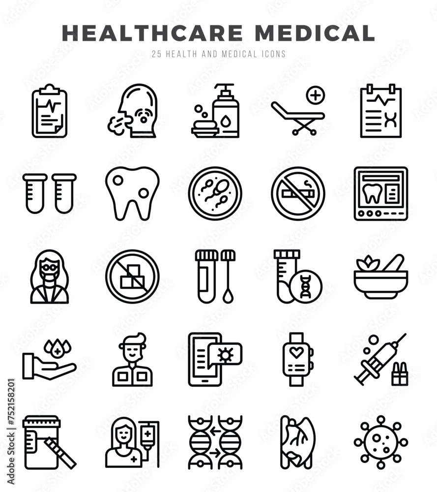 icons set. HEALTHCARE MEDICAL for web. app. vector illustration. icons set. HEALTHCARE MEDICAL for web. app. vector illustration.