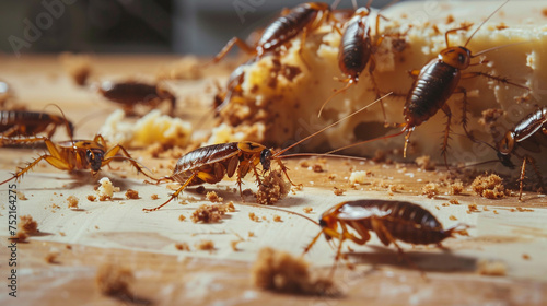 cockroaches in the kitchen © Vika art