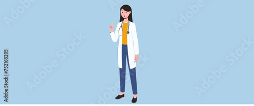 A doctor model sheet. Female doctor turnaround sheet. Doctor hand gestures, lip sync