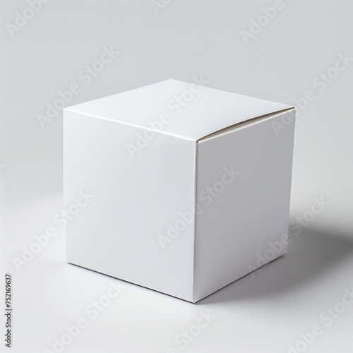 white box isolated on white background