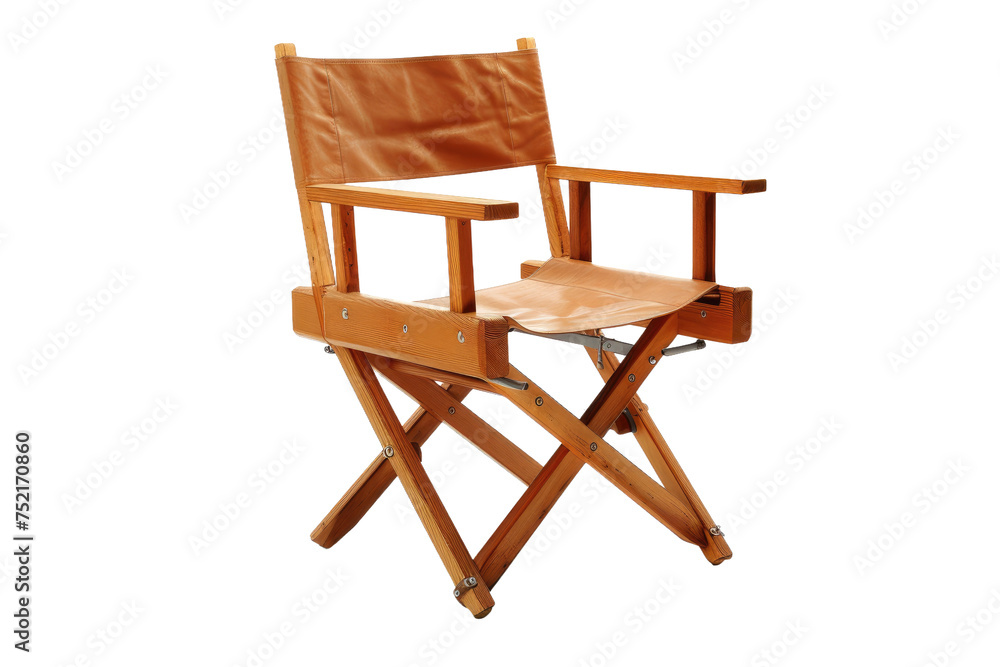 Director Chair Isolated On Transparent Background