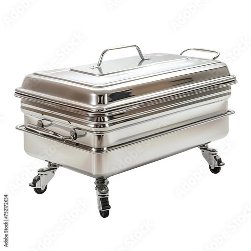Chafing Dishes isolated on transparent background photo