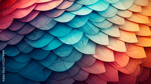 Wallpaper Mural Colorful abstract background art natural organic lines texture panoramic wallpaper Torontodigital.ca