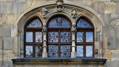 The window of the old city. Design of the th century