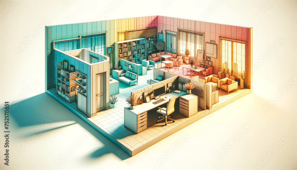 Dynamic Pastel Office Network: Seamless Integration Dynamic Pastel Office Network: Seamless Integration