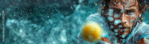 Woman Holding Tennis Racquet on Tennis Court